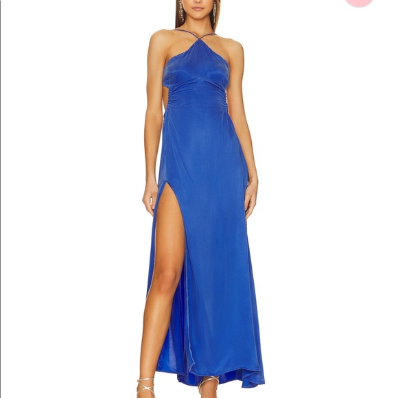ISO!!!NOT FOR SALE!! For Love & Lemons Kyra Maxi Dress in Blue,New Products : American Fashion Style Bags On Sale